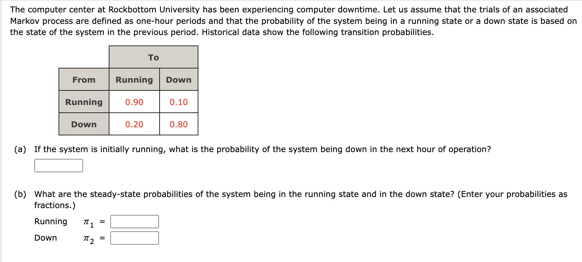 Solved The Computer Center At Rockbottom University Has Been | Chegg.com