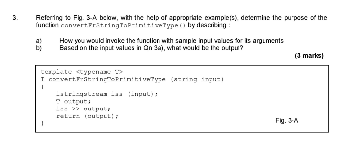 Solved 3. 3 Referring to Fig. 3-A below, with the help of | Chegg.com