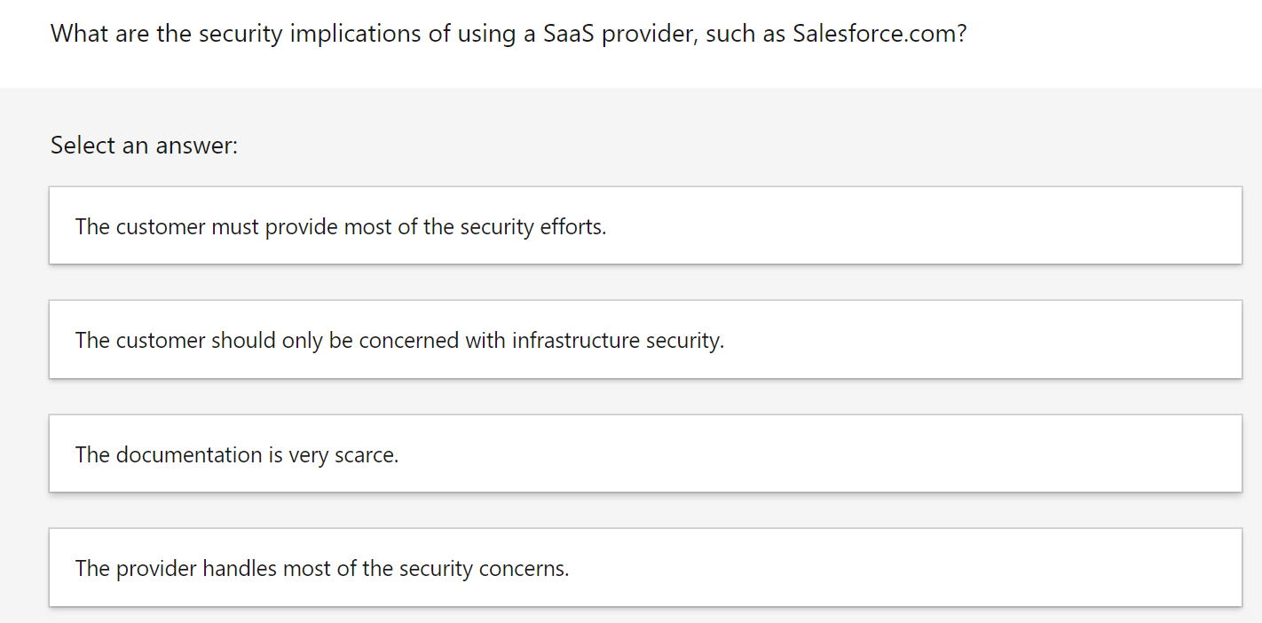 Solved Why can it be easier to identify security when using | Chegg.com