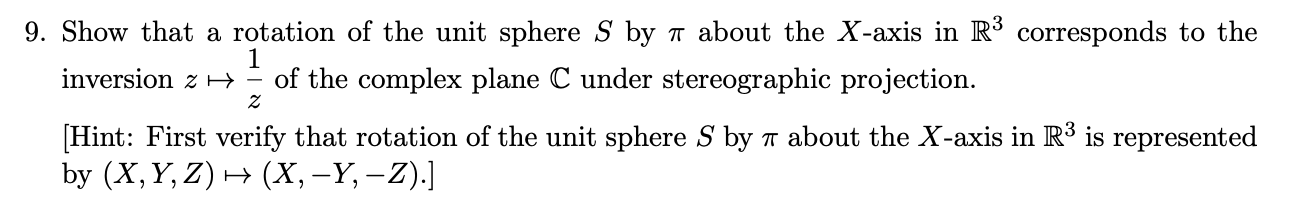Sphere Rotation Units Solved 9. Show that a rotation of the unit sphere S by n | Chegg.com