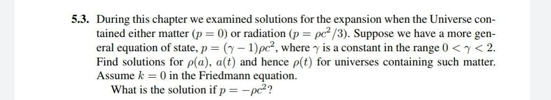 Solved = 5.3. During this chapter we examined solutions for | Chegg.com