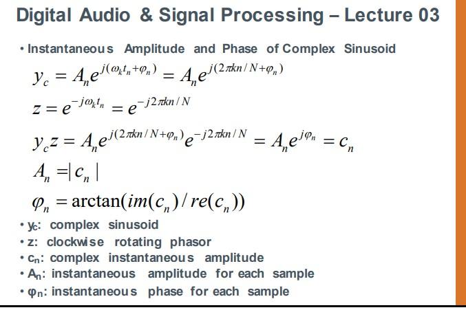 2. (a) The extraction of an audio signal from a | Chegg.com
