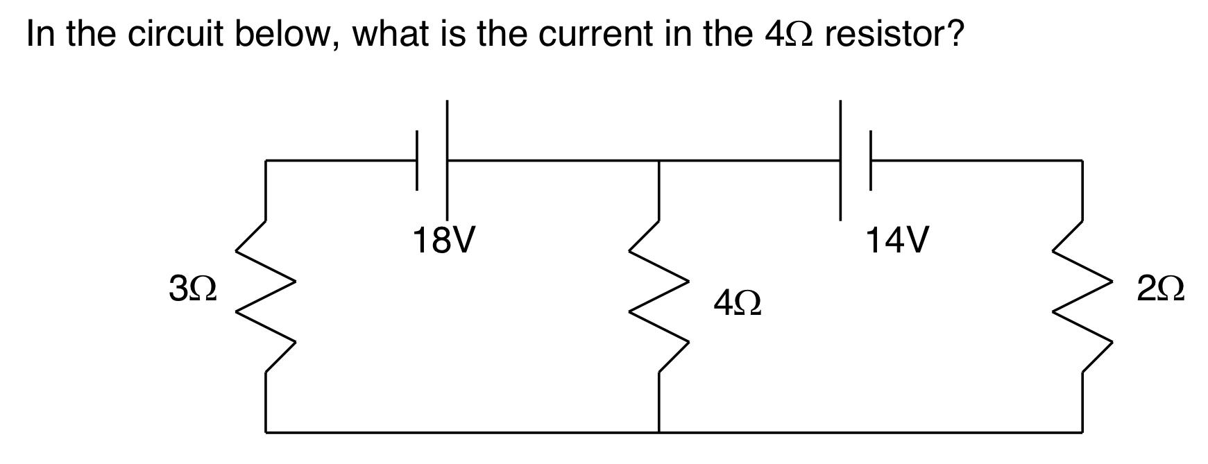 Solved The given answer is 3 amps. Please explain how you | Chegg.com