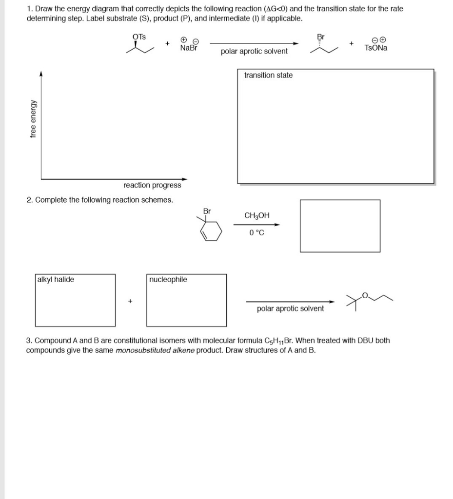 Solved 1 Draw The Energy Diagram That Correctly Depicts The Chegg Solved 1 Draw The Energy Diagram That Correctly Depicts The Chegg