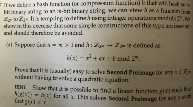 - If we define a hash function (or compression | Chegg.com
