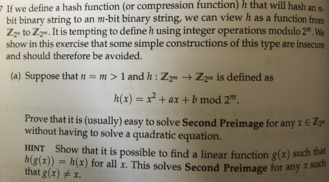 - If We Define A Hash Function (or Compression | Chegg.com