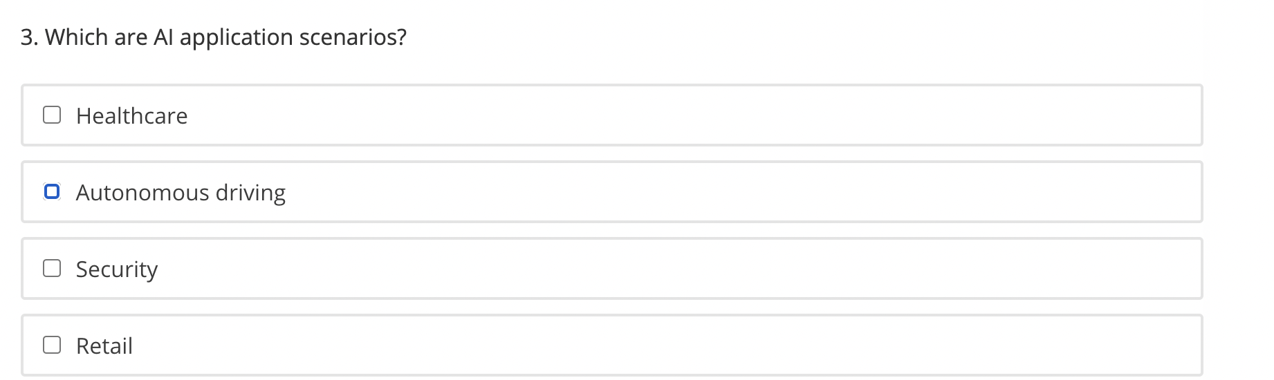 Solved 1. Choose the top three technology directions of Al : | Chegg.com