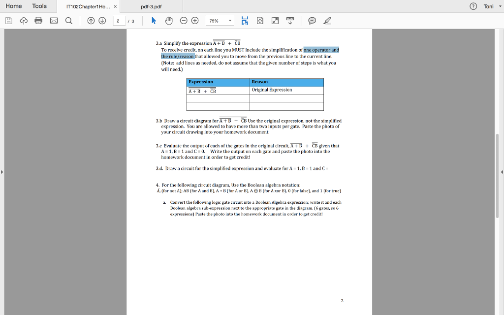 simplification d'expression