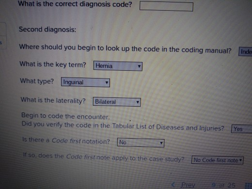 Solved what is the first diagnosis code and what will be the | Chegg.com