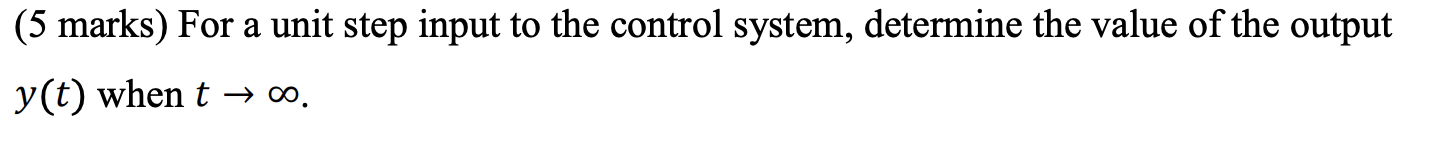 Solved The block diagram of the servo control of a mechanism | Chegg.com