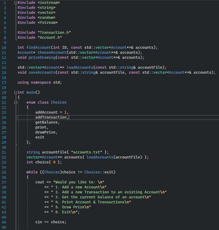 I need some help finishing my code in C++ I'm | Chegg.com