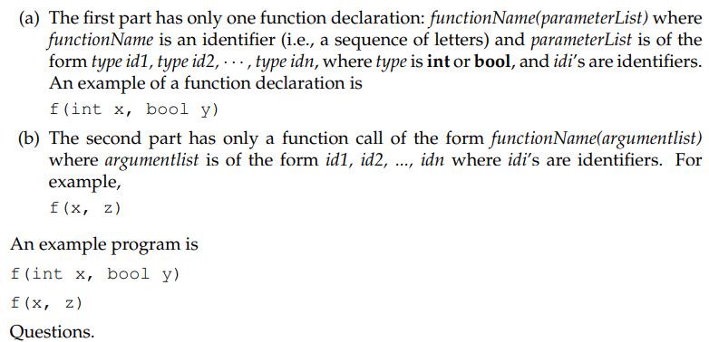 Solved (30) Consider programs consisting of two parts (a) | Chegg.com