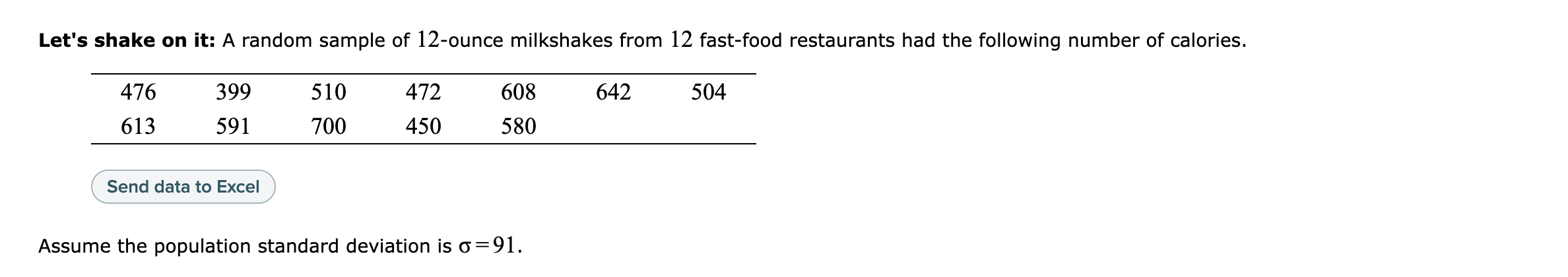 Solved Assume the population standard deviation is σ=91.(c) | Chegg.com