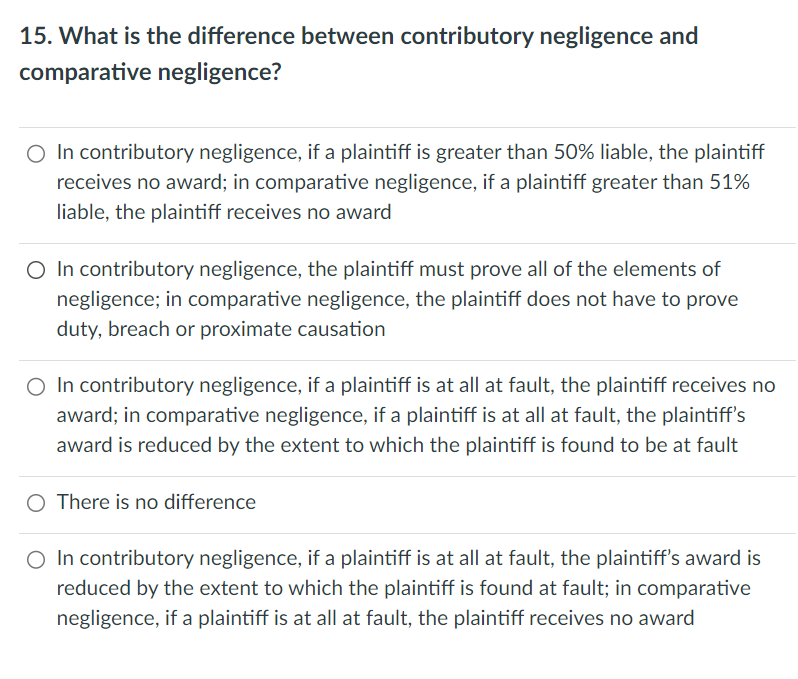 Solved 15. What Is The Difference Between Contributory | Chegg.com