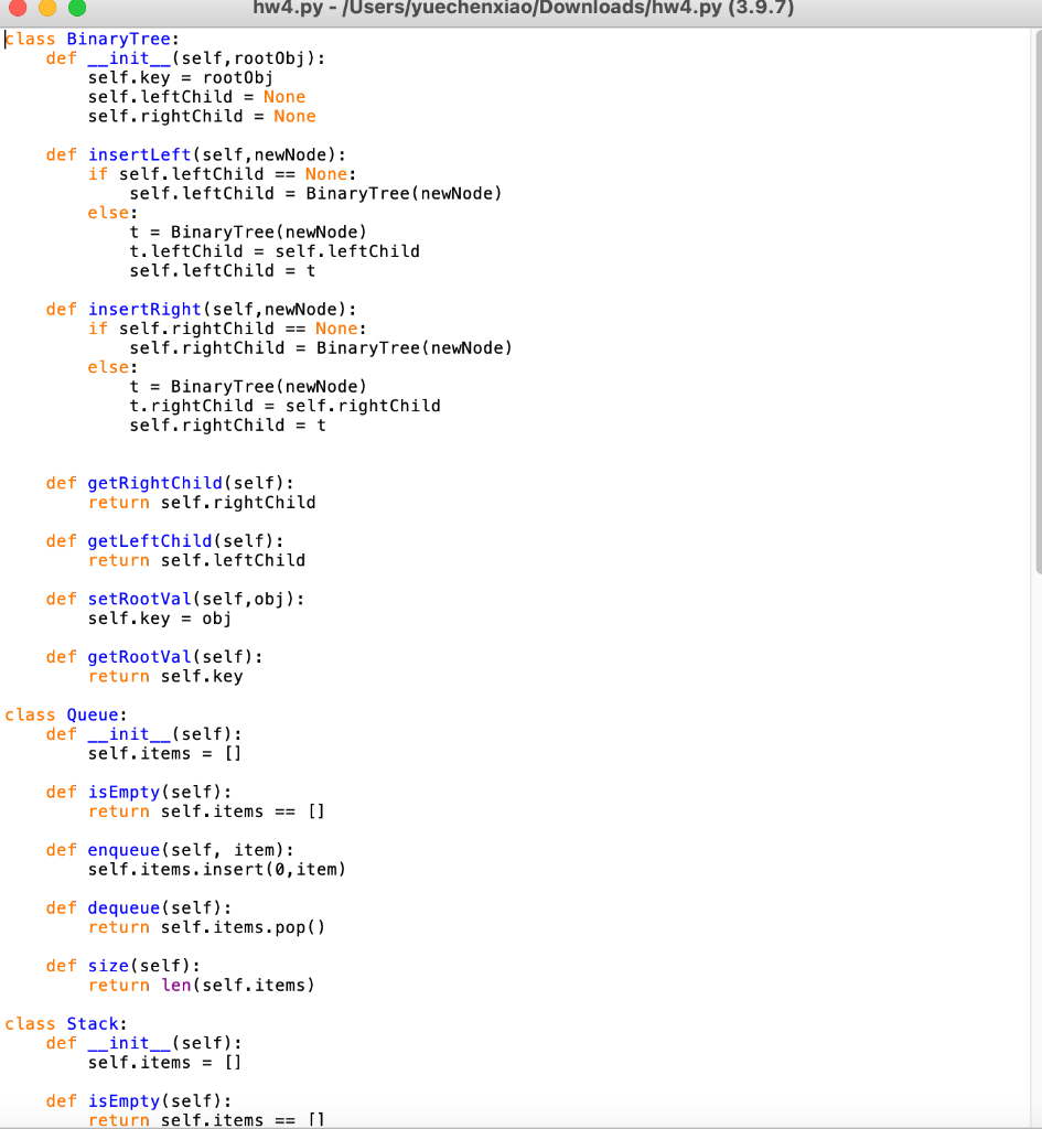 Solved 1. (20 points) Implement the level order tree | Chegg.com