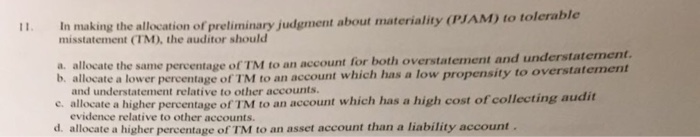 Solved making the allocation of preliminary judgment about | Chegg.com