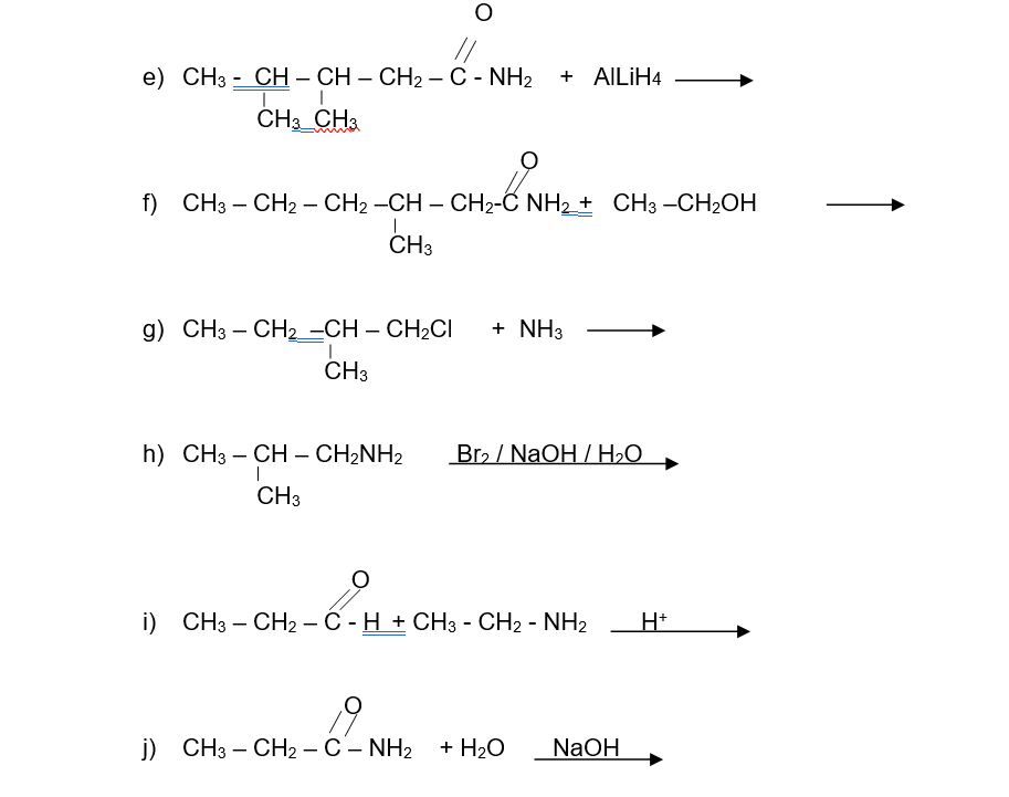 Solved O A Ch3 C Nh2 H2o H2so4 B Ch3 Ch Ch2nh2 Chegg Com