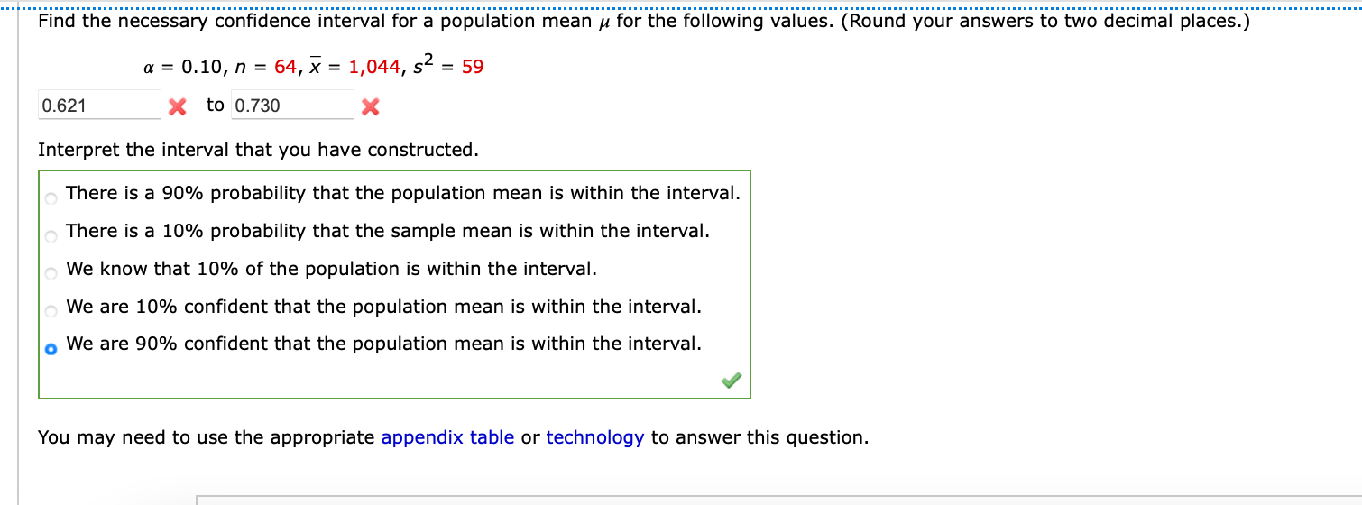 Solved Find the necessary confidence interval for a | Chegg.com