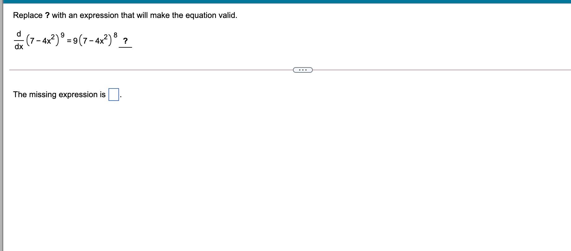 Solved Replace ? with an expression that will make the | Chegg.com
