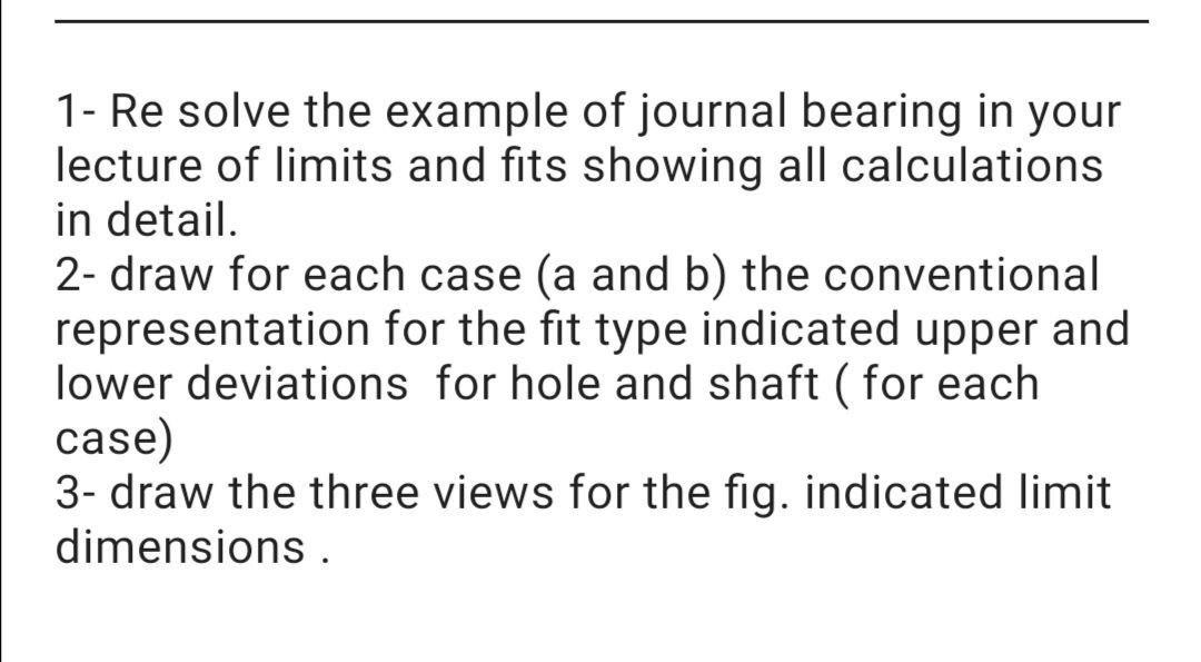 1- Re solve the example of journal bearing in your | Chegg.com