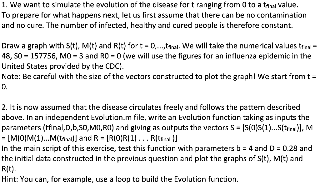 Exercise 2: Compute the disease. Note: You must | Chegg.com