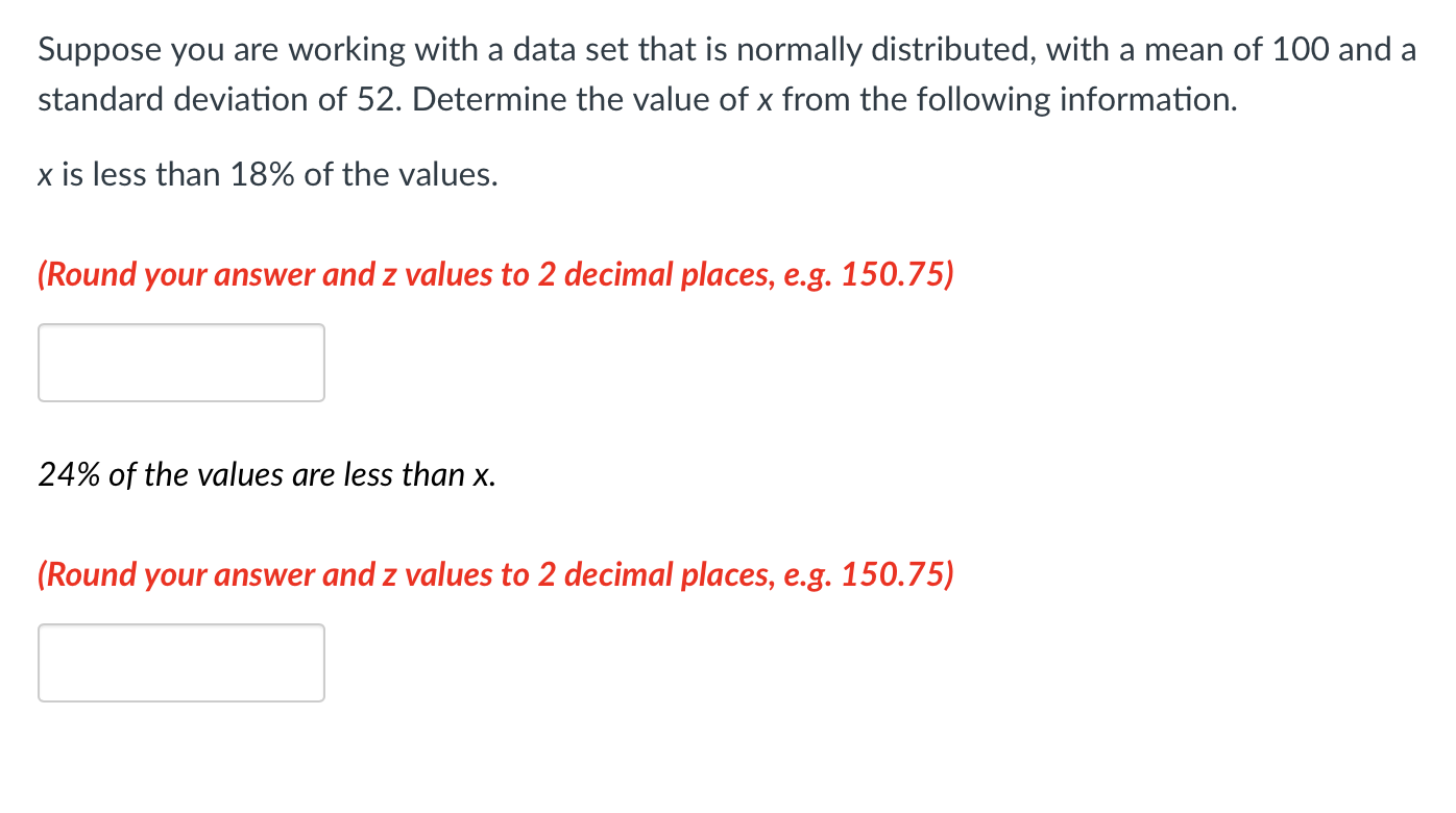 Solved Suppose you are working with a data set that is