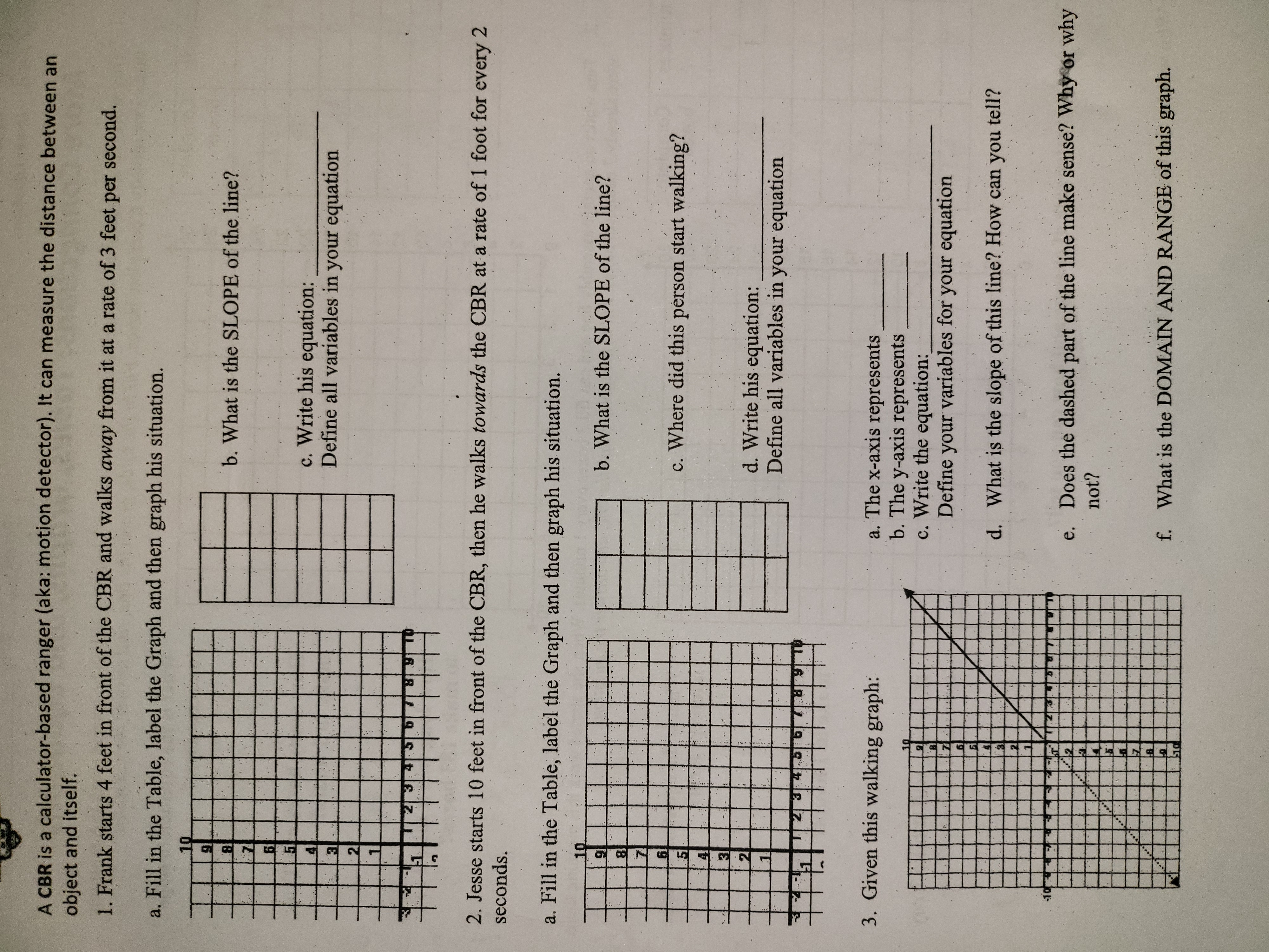 Solved A CBR is ﻿a calculator-based ranger (aka: motion | Chegg.com
