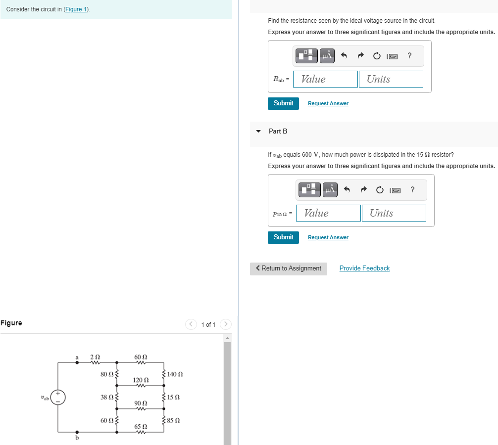 Solved Find the resistance seen by the ideal voltage source | Chegg.com