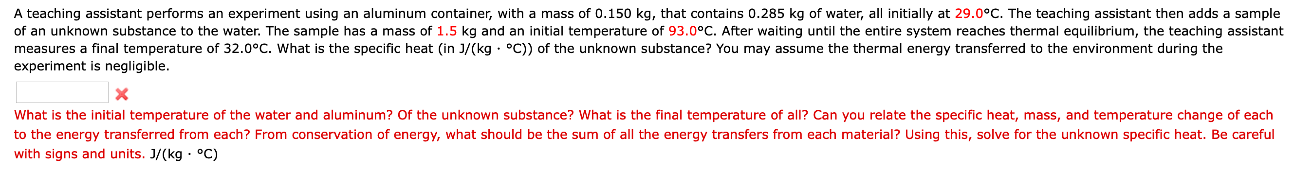 Solved A teaching assistant performs an experiment using an | Chegg.com