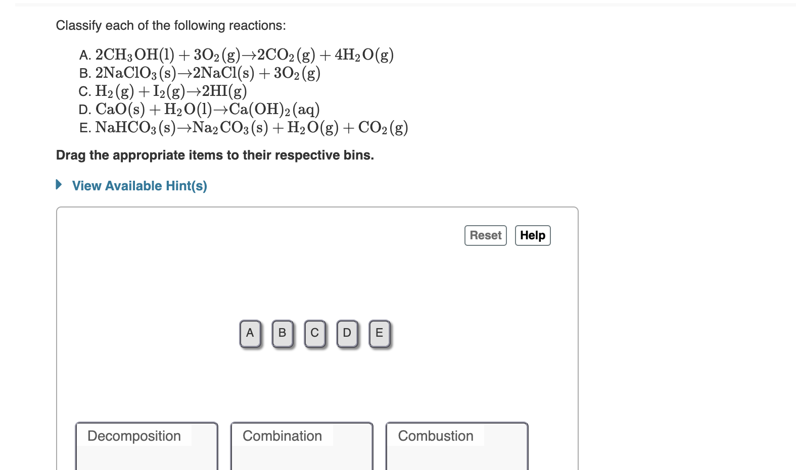 Solved Classify Each Of The Following | Chegg.com