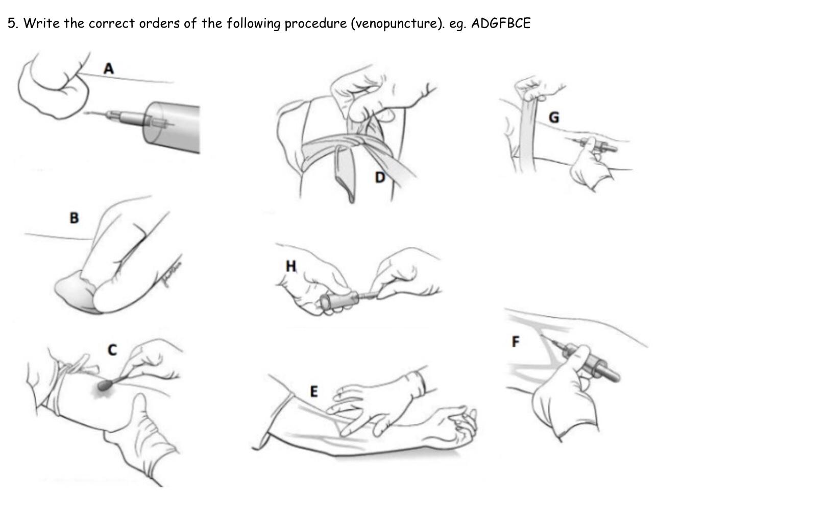 Solved 5. Write the correct orders of the following | Chegg.com