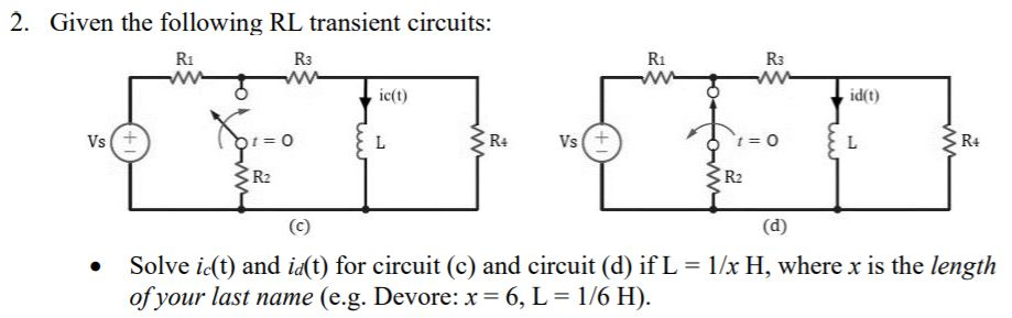 Solved For all circuits, Vs = 18V, R1 = R2 = 4kΩ, R3 = 2kΩ, | Chegg.com