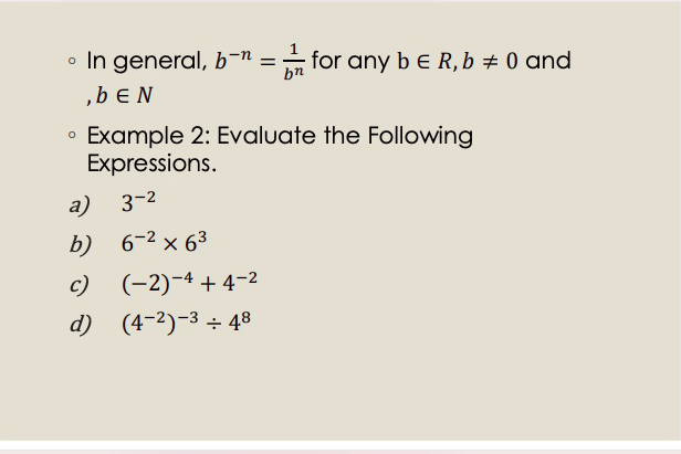 Solved - In General, B−n=bn1 For Any B∈R,b =0 And ,b∈N - | Chegg.com