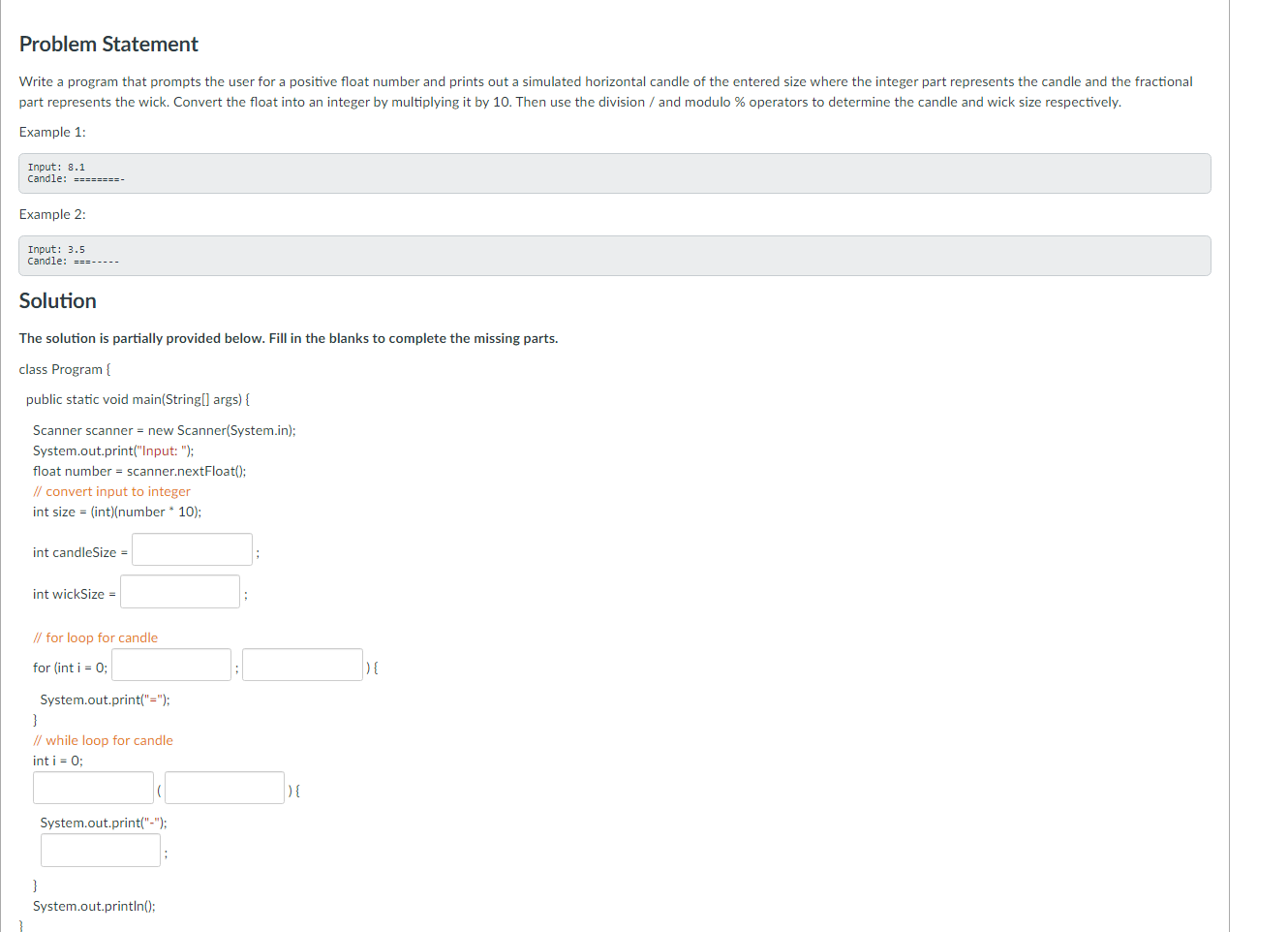 Solved Problem Statement Write a program that prompts the | Chegg.com