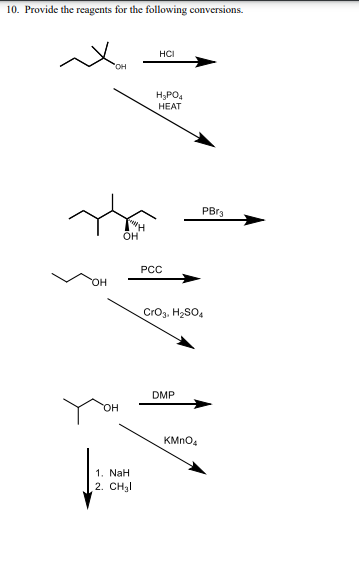 Solved Exercise 17-4: Reactions Of Alcohols Outcomes: After | Chegg.com