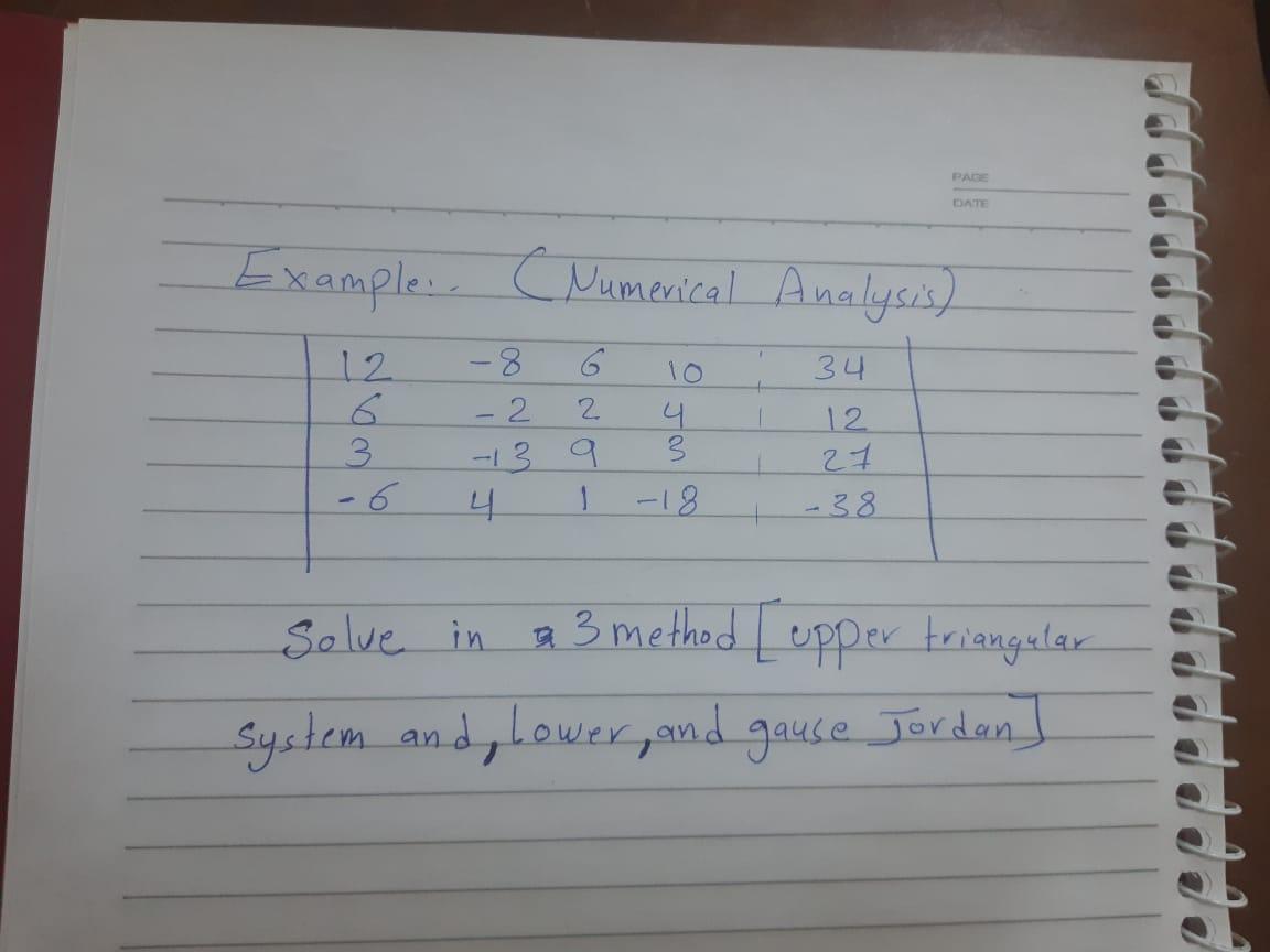 Solved Pade Date Example C Numerical Analysis 12 10 34 8 Chegg Com