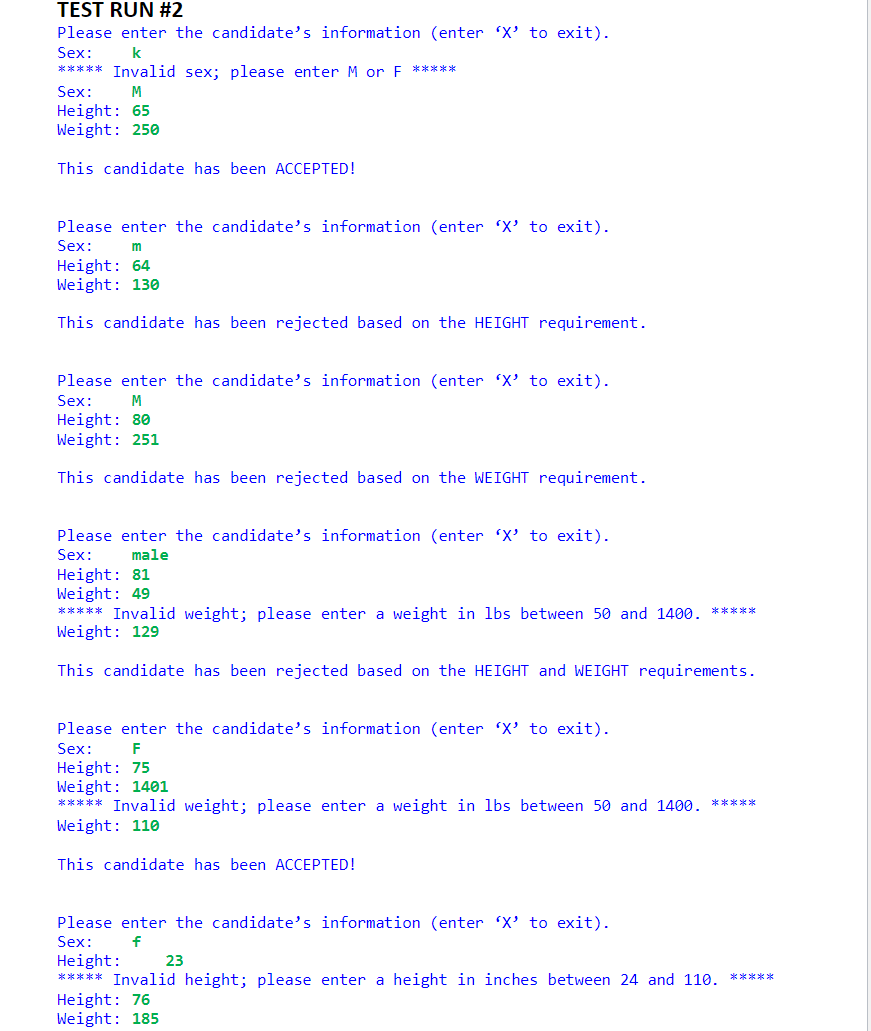 Solved Problem Statement A military academy accepts | Chegg.com