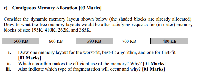 Solved Question No 6 Main Memory 05 Marks A Chegg Solved Question No 6 Main Memory 05 Marks A Chegg
