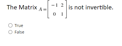 Solved The transpose of a diagonal matrix A=⎣⎡100010001⎦⎤ is | Chegg.com