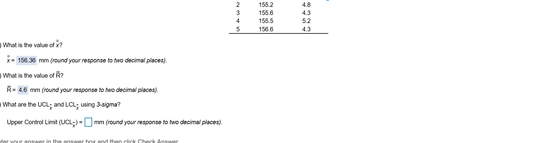 Solved Refer to Table S6.1 - Factors for Computing Control | Chegg.com