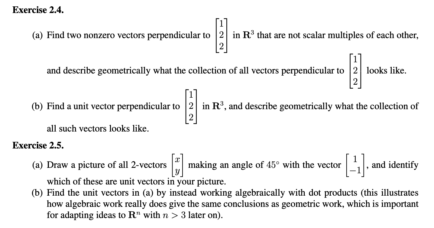 Solved Please help me with exercises 2.4 and 2.5, really | Chegg.com