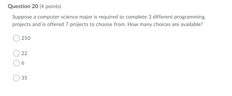 Solved Question 11 (4 points) Which of the following is the | Chegg.com