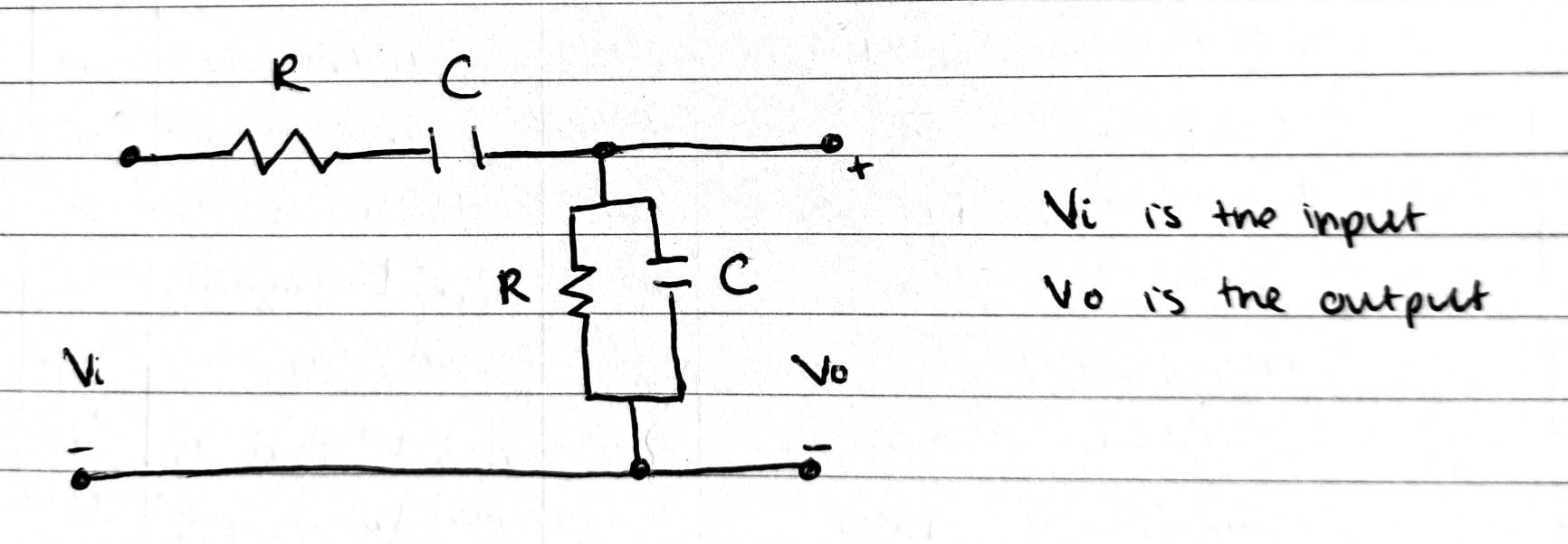 Solved For the parameters resistors = 20k ohms, capacitors