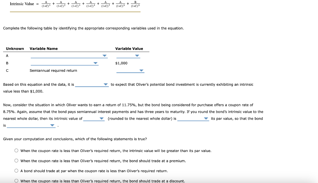 Solved The process of bond valuation is based on the | Chegg.com