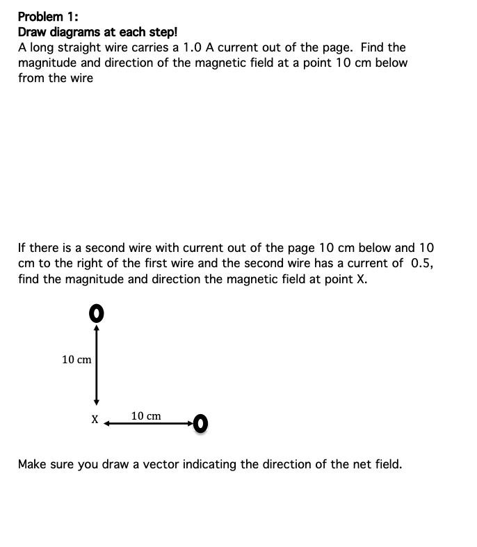 Solved Problem 1:a.Draw diagrams at each step!A long | Chegg.com