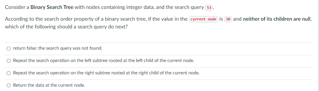 Solved Consider a Binary Search Tree with nodes containing | Chegg.com