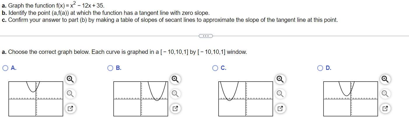 Solved A. ﻿Choose The Correct Graph Below. Each Curve Is | Chegg.com