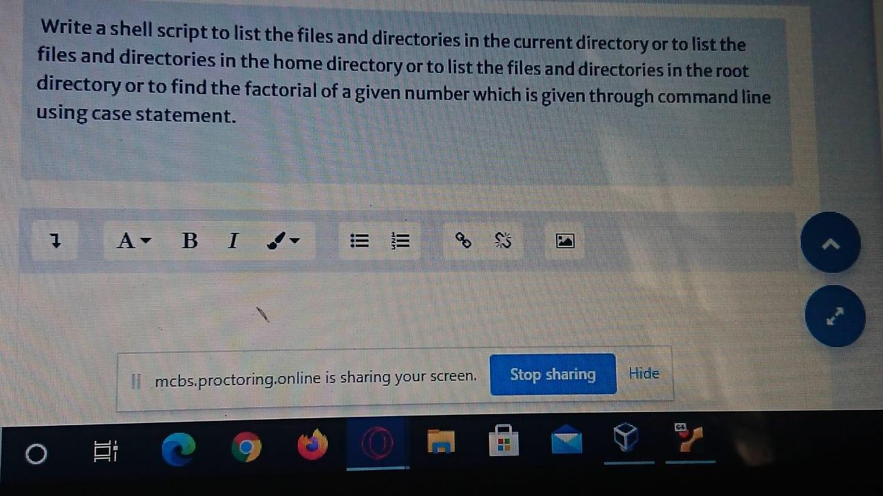 Solved Write a shell script to list the files and | Chegg.com
