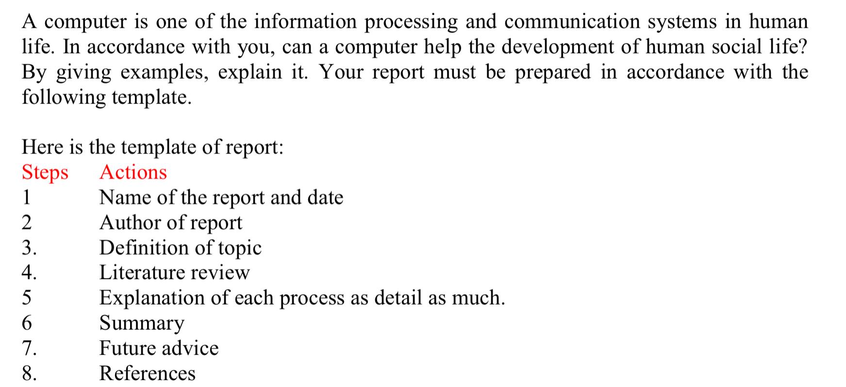 Solved A computer is one of the information processing and | Chegg.com