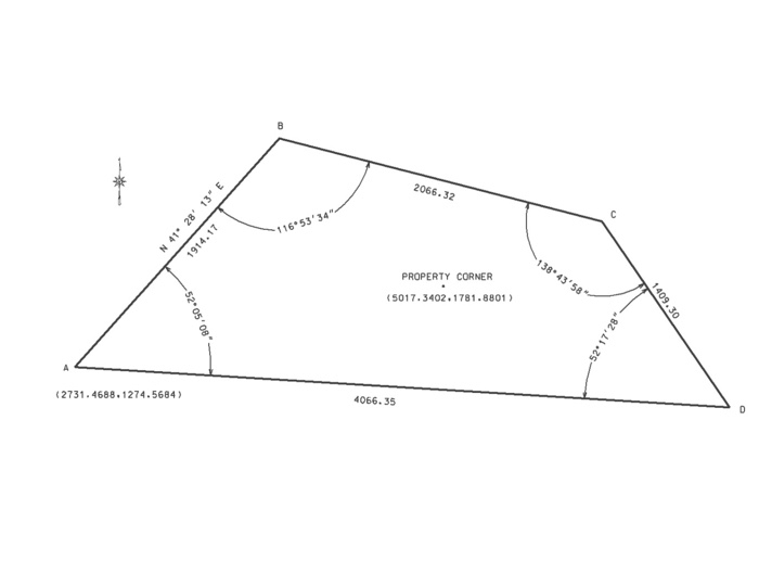 Solved Compute the bearings, departures, latitudes for each